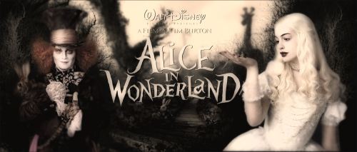 Alice in Wonderland 2010 johnny depp tim burton film anne hathaway